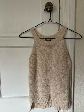 J. Crew Cream Knit Tank Top